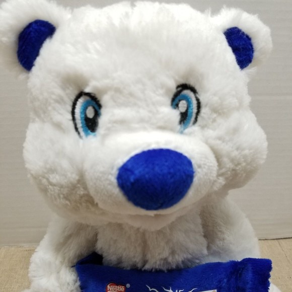 Nestle White Teddy Bear Crunch Candy Bar Plush Stuffed Animal Kelly Toy 2016 - Picture 7 of 12